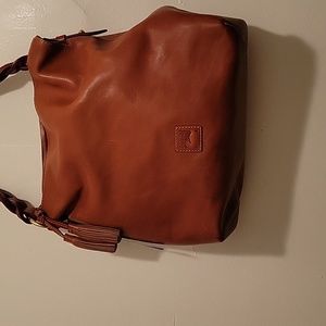 NWT Dooney & Bourke Florentine Twist Strap Hobo Shoulder Bag (Natural)
